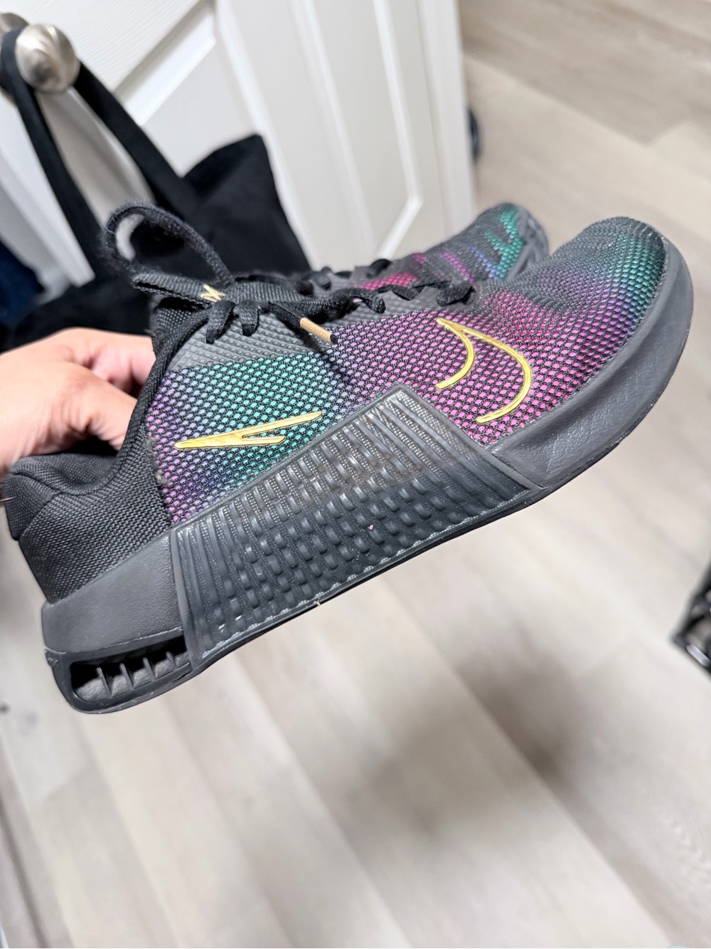 Nike Metcon 9 Premium 'Black Fireberry Gold
